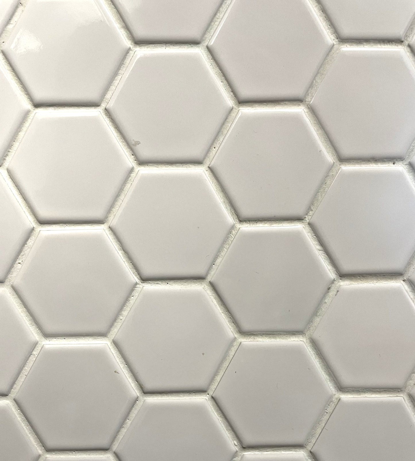Hexagon White Mosaic