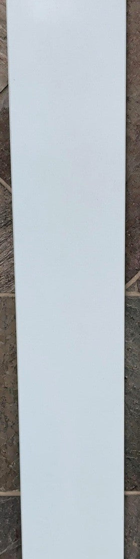 Marmiline Snow pure white quartz shower arch in a 6x76" or 6x94.5" size.
