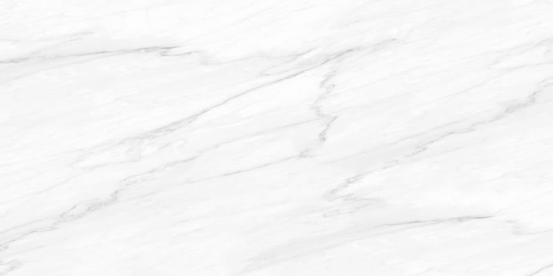 Marmo Incantesimo polished porcelain tile with a soft white marble design, for floors and walls. In a 24x48" size.