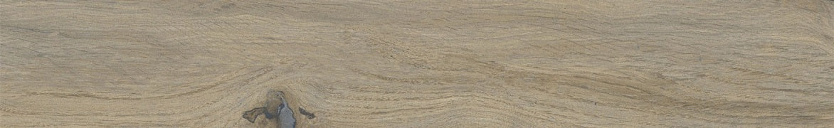 Memory Miele matte porcelain tile with a beige wood design, for floors and walls. Made in Italy, in a 6x40" size.