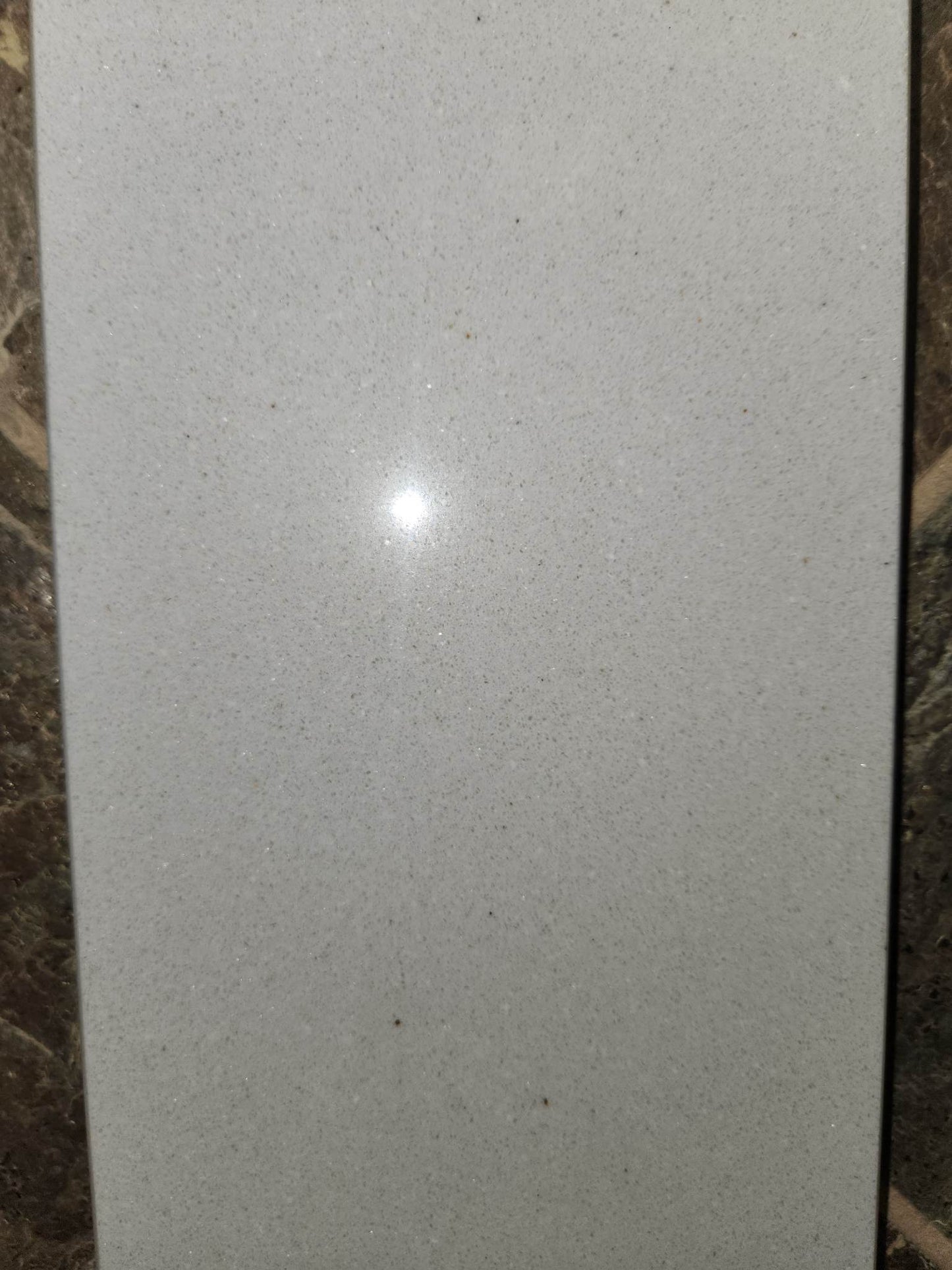 North Grey quartz shower arch in a 6x76" size.