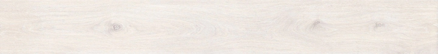 Oltre White matte porcelain tile with a wood design, for floors and walls. Made in Italy, in a 9x72" size.