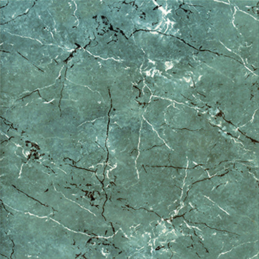 Petroleo glossy ceramic tile with a green design, for floors and walls. In a 18x18" size.
