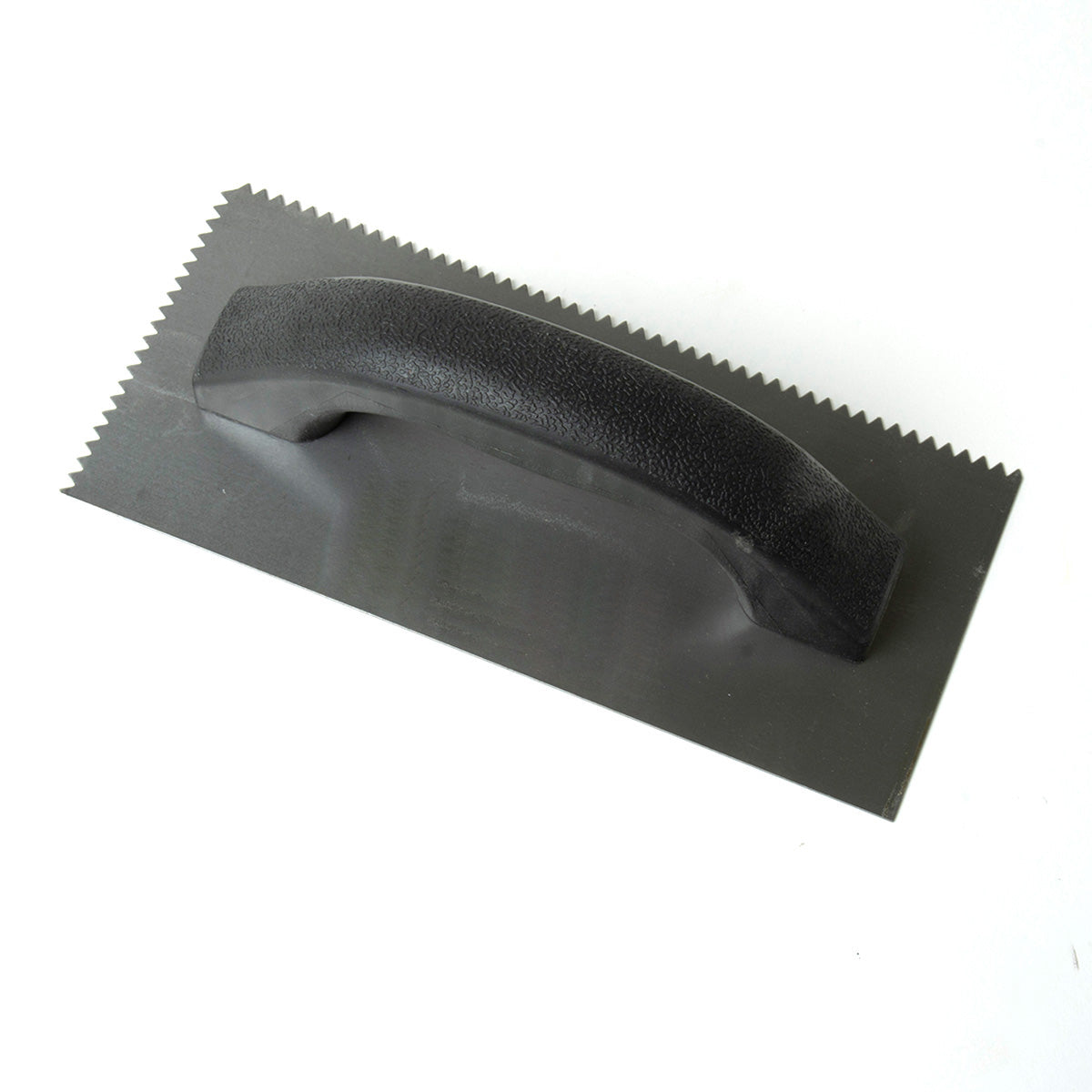 V-Notch Economy Trowel with 3/16" notch depth for mortar and thin-set.