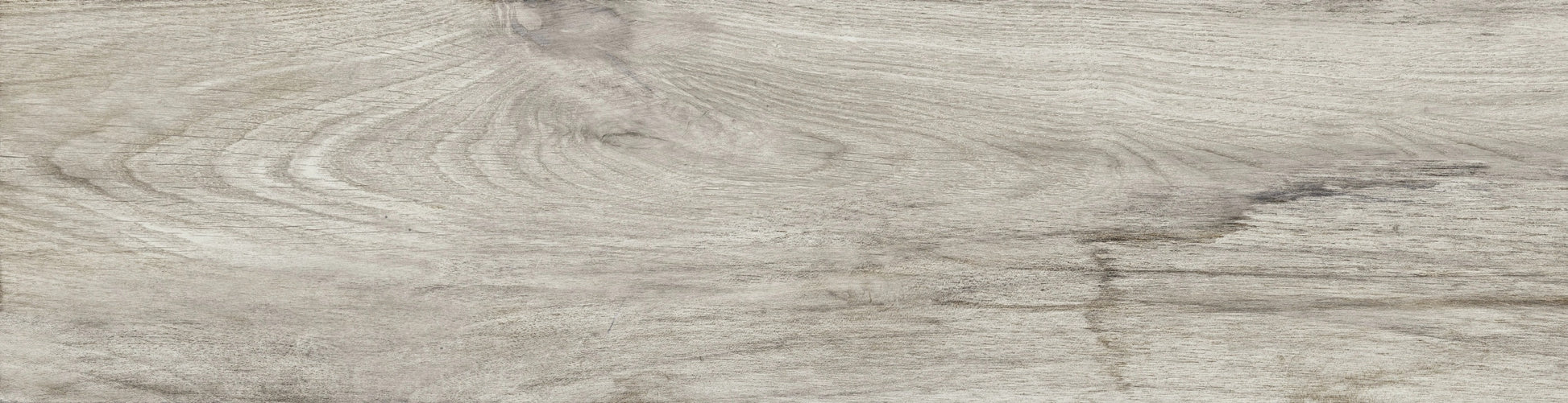 Vintage Bianco matte porcelain tile with a white wood design, for floors and walls. Made in Italy, in a 8x48" size.