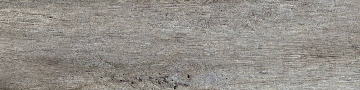 Vintage Grigio matte porcelain tile with a grey wood design, for floors and walls. Made in Italy, in a 8x48" size.