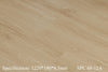 SPC Vinyl flooring in a natural beige wood look in a 7x48" size, installed on a floor.