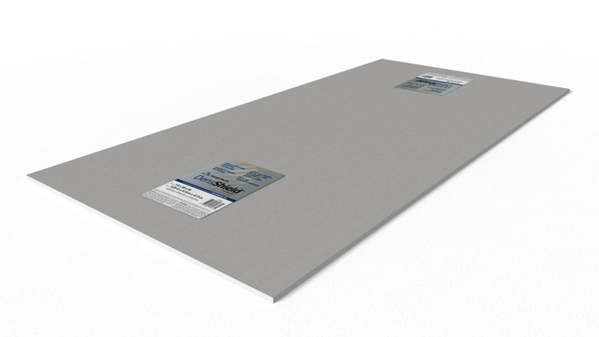 DensShield cement board in a 3x5' size with a 1/2" thickness.