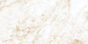 Almaden polished porcelain tile with a gold marble design, for floors and walls. Made in Spain, in a 24x48" size.