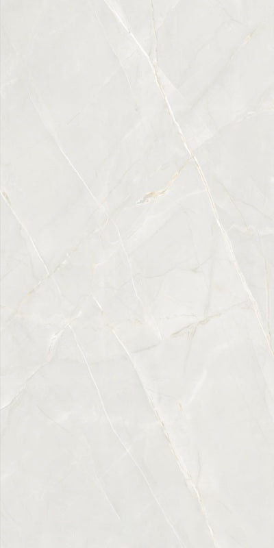 Armani Bianco carving matte porcelain tile with a off-white marble/stone design, for floors and walls. In a 32x64" size.