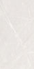 Armani Bianco polished porcelain tile with an off-white marble/stone design, for floors and walls. In a 32x64" size.