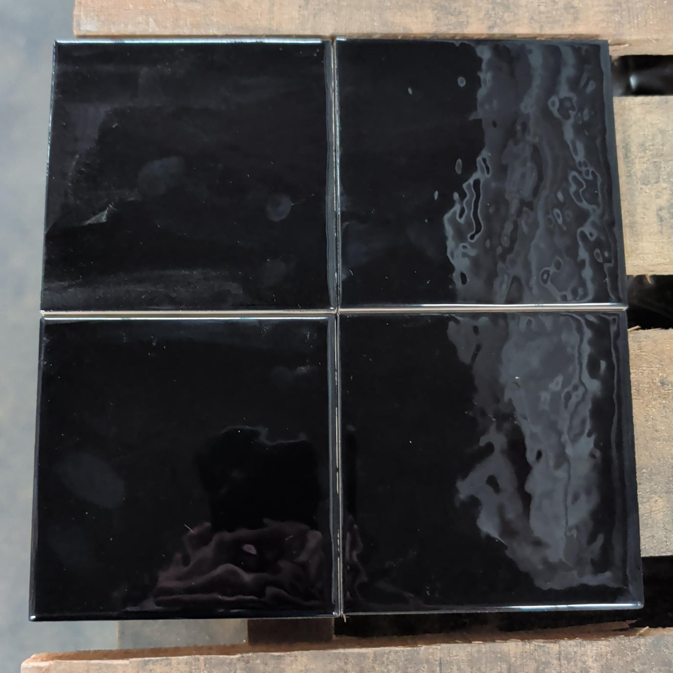 Black 4x4" Glossy - Price Per Box