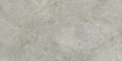 Caesars Natural polished porcelain tile with a greige quartzite design, for floors and walls. In a 24x48" size.