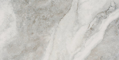 Caracalla Antracita porcelain tile with a travertine design, for floors and walls. Made in Spain, in a 24x48" size.