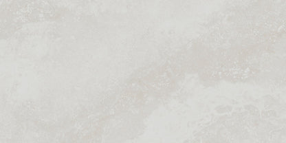 Cipriani Blanco matte porcelain tile with a white stone/cement design, for floors and walls. In a 12x24" size.