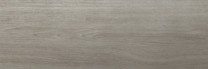 Corsica Argento matte ceramic tile with a grey wood design, for floors and walls. Made in Spain, in an 8x24" size.