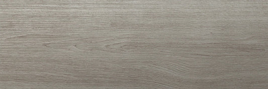 Corsica Argento matte ceramic tile with a grey wood design, for floors and walls. Made in Spain, in an 8x24" size.
