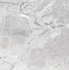 Earthstone Pearl glossy porcelain tile with a grey stone design, for floors and walls. Made in Spain, in a 24x24" size.