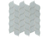 Element Cloud glass mosaic with a blue colour. In a petal mosaic shape.