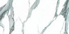 Fantasy Green polished porcelain tile with a white marble design, for floors and walls. Made in Spain, in a 24x48" size.
