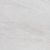 Halley White matte porcelain tile with a white stone design, for floors and walls. Made in Spain, in a 24x24" size.