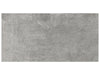 Industria Chromium matte porcelain tile with a dark grey cement stone style. In a 12x24" size.