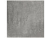 Industria Chromium matte porcelain tile with a dark grey cement stone style. In a 24x24" size.