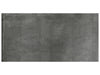 Industria Graphite matte porcelain tile with a charcoal black cement stone style. In a 24x48" size.