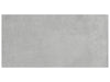 Industria Lithium matte porcelain tile with a grey cement stone style. In a 12x24" size.