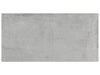 Industria Lithium matte porcelain tile with a grey cement stone style. In a 24x48" size.
