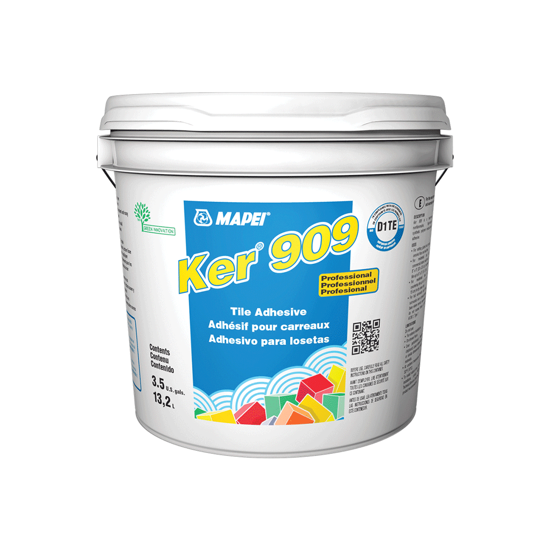 Mapei Ker 909 wall tile glue/adhesive for small format tiles.
