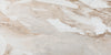 Lab Jeans Cream porcelain tile with a white marble design, for floors and walls. Made in Spain, in a 24x48" size.