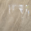 Lazio Beige polished porcelain tile with a stone design, for floors and walls. In a 32x32" size.