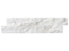 Glacier Ledger Stone quartzite natural stone wall cladding in a white/off-white colour.