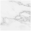 Lumino Bianco matte porcelain tile in a white and grey marble style, for floors and walls. In a 13x13" size.