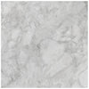 Lumino Grigio matte porcelain tile in a grey marble style, for floors and walls. In a 13x13" size.