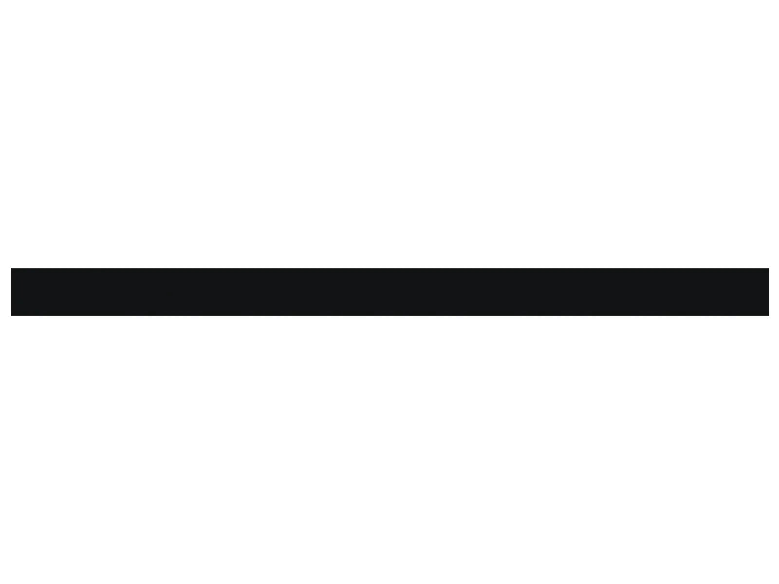 Marmiline Midnight pure black quartz shower arch in a 6x76" or 6x94.5" size.