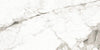 Marmo Divetente polished porcelain tile in a white and dark grey marble style, for floors and walls. In a 24x48" size.