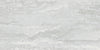 Marmo Simpatia polished porcelain tile with a light grey travertine design, for floors and walls. In a 24x48" size.