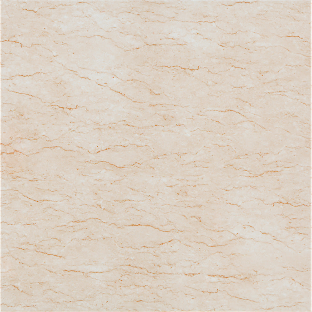 Perlatino Beige glossy porcelain tile with a stone design, for floors and walls. Made in Spain, in a 24x24" size.