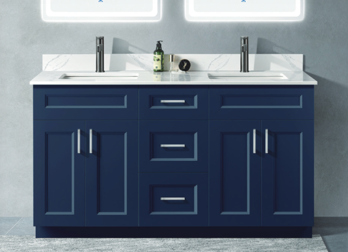 MDF Vanity 60" Double Sink