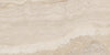 Memento Ambra travertine style polished porcelain tile for floor and wall made in Italy. 12x24" size.