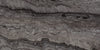 Memento Black travertine style polished porcelain tile for floor and wall made in Italy. 12x24" size.