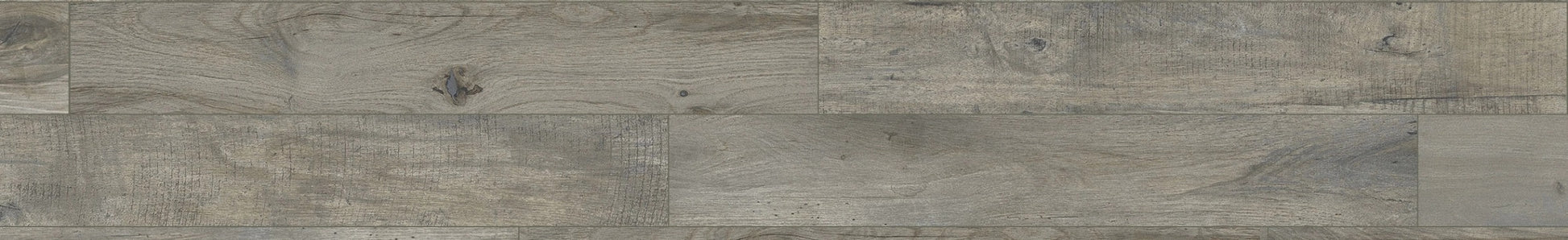 Memory Grigio matte porcelain tile with a grey wood design, for floors and walls. Made in Italy, in a 6x40" size.
