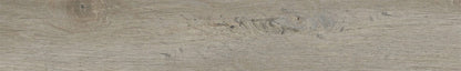Memory Tortora matte porcelain tile with a taupe wood design, for floors and walls. Made in Italy, in a 6x40" size.