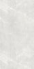 Minerva Bianco polished and matte porcelain tile in a light grey marble style, for floors and walls. In a 24x48" size.