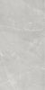 Minerva Grey polished and matte porcelain tile in a grey marble style, for floors and walls. In a 24x48" size.