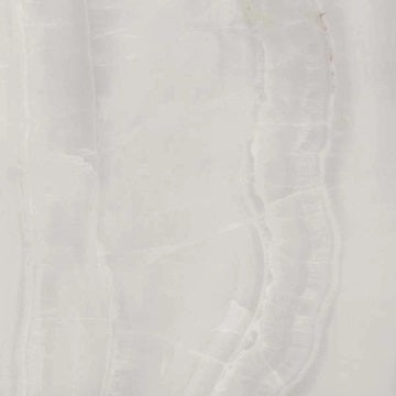 Mirage Cold glossy porcelain tile with a grey onyx design, for floors and walls. Made in Spain, in a 24x24" size.