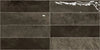 Nairobi Slate artisan style glossy ceramic subway tile with non-flat edge and surface. Made in Spain, in a 3x12" size.