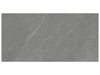 Nord Chromium matte porcelain tile with a dark grey stone style, for floors and walls. In a 12x24" size.